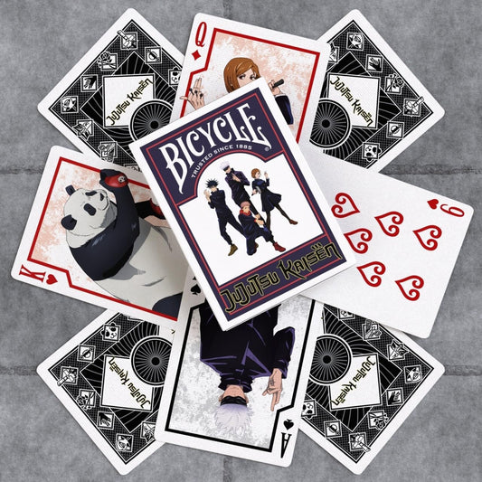 Bicycle - Jujutsu Kaisen - Playing Cards - Mazzo di Carte da Collezione, Poker, Magia e Cardistry basato sul famoso Anime Manga Giapponese