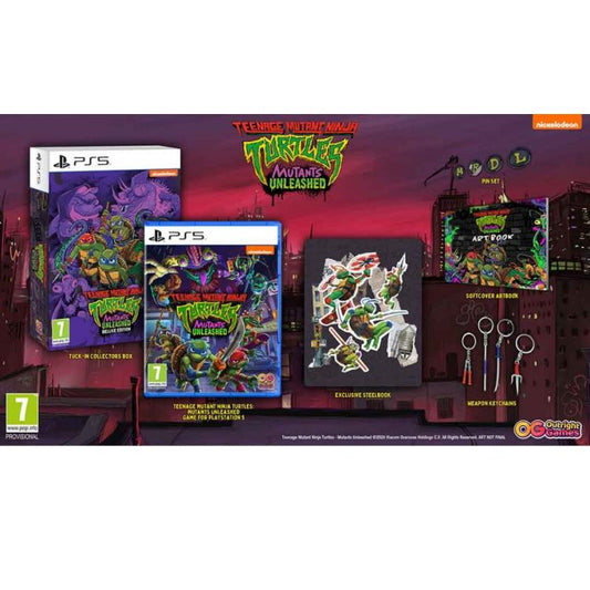 Teenage Mutant Ninja Turtles: Mutants Unleashed Deluxe Edition Ps5 Playstation 5
