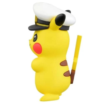 Takara Tomy: Pokèmon Moncolle - Monster Collection MS-12 (Captain Pikachu) Small Figure da Collezione 4 cm
