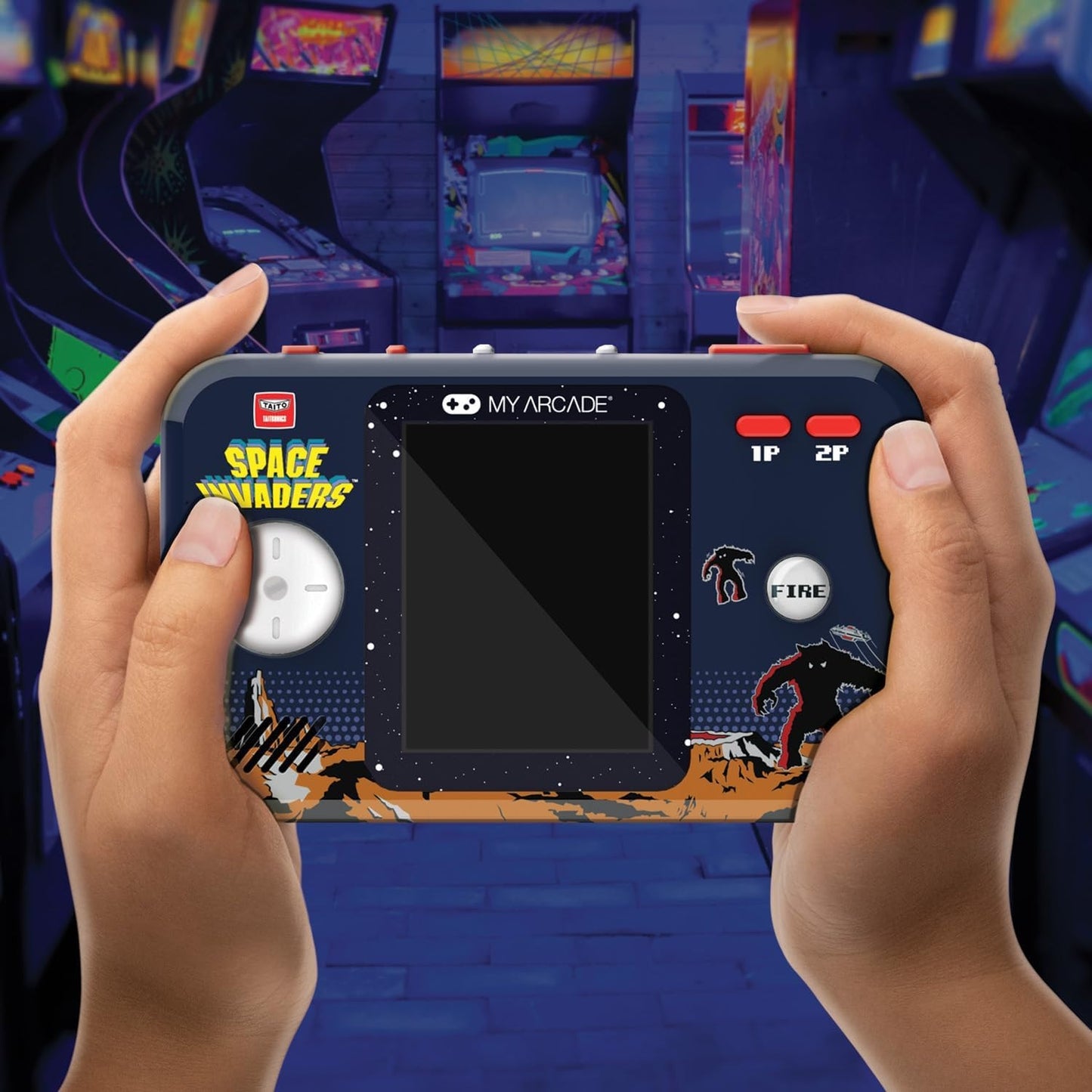 My Arcade Portable Pocket Player Pro (Space Invaders™) Console Portatile Retro Game Taitronics