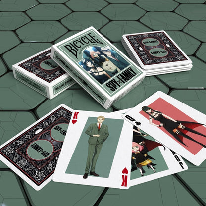 Bicycle - Spy x Family - Playing Cards - Mazzo di Carte da Collezione, Poker, Magia e Cardistry basato sul famoso Anime Manga Giapponese