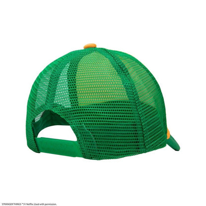 Cinereplicas - Stranger Things (Camp Know Where) Cappellino Ufficiale Strapback - Berretto Cappello Trucker con Visiera Curva Stile Baseball Basket Cap