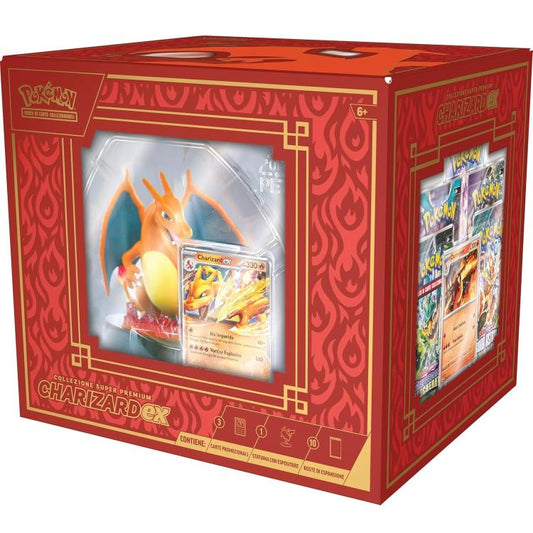 Pokemon - Collezione Super Premium (Charizard-Ex) Gcc Gioco Carte Espansione Ita
