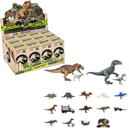 Blokees - Welcome to Jurassic World: Terraventure TS01 - Dinosaur Capture Operation 12 Designs - 12 Action Figure (BOX INTERA) 75641
