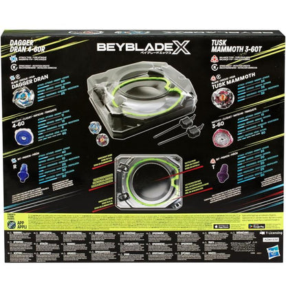 Hasbro - Beyblade X (Set Da Combattimento Xtreme) Battle Beystadium + 2 Trottole