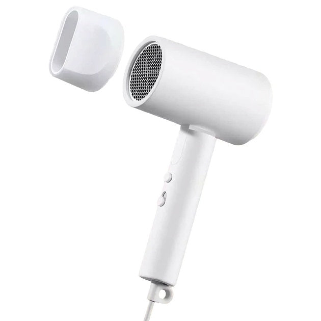 Xiaomi Asciugacapelli Compact Hair Dryer H101 1600W - Pieghevole e Potente - Phon da Viaggio, con Diffusore per styling, 2 livelli di Riscaldamento e Potenza - White/Bianco