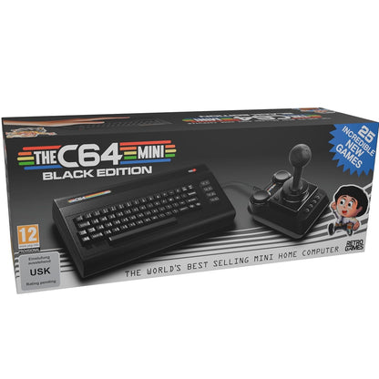 The C64 Mini Black Edition - Console Commodore Arcade HDMI (Edizione Limitata) Retro Games