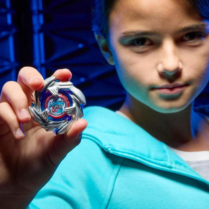 Hasbro - Beyblade X -Lanciatore Deluxe Launcher Roosevelt - Cobalt Dragoon 2-60C