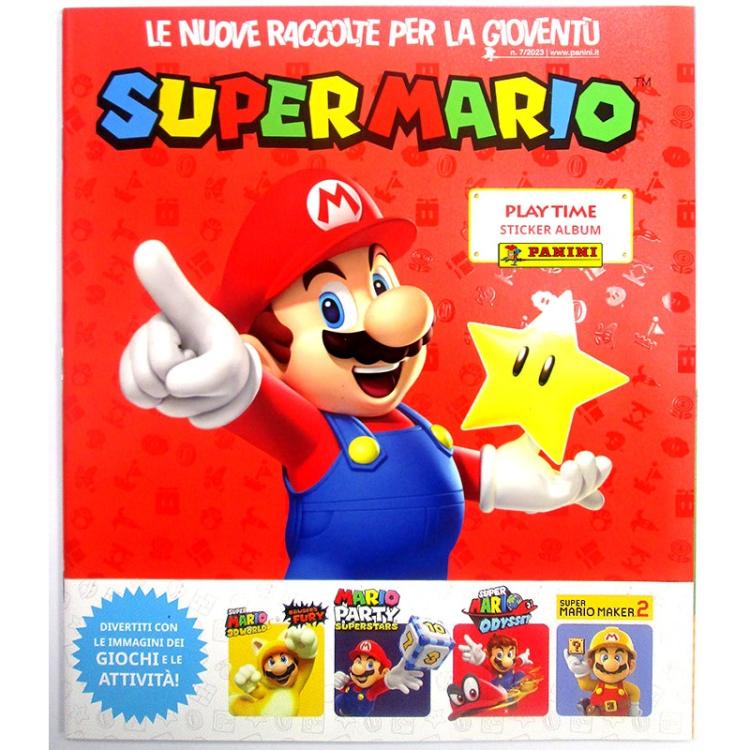 Panini Super Mario: Starter Pack Playtime Stiker Album + 5 Bustine Di Figurine