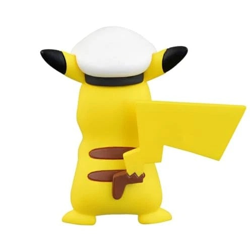 Takara Tomy: Pokèmon Moncolle - Monster Collection MS-12 (Captain Pikachu) Small Figure da Collezione 4 cm