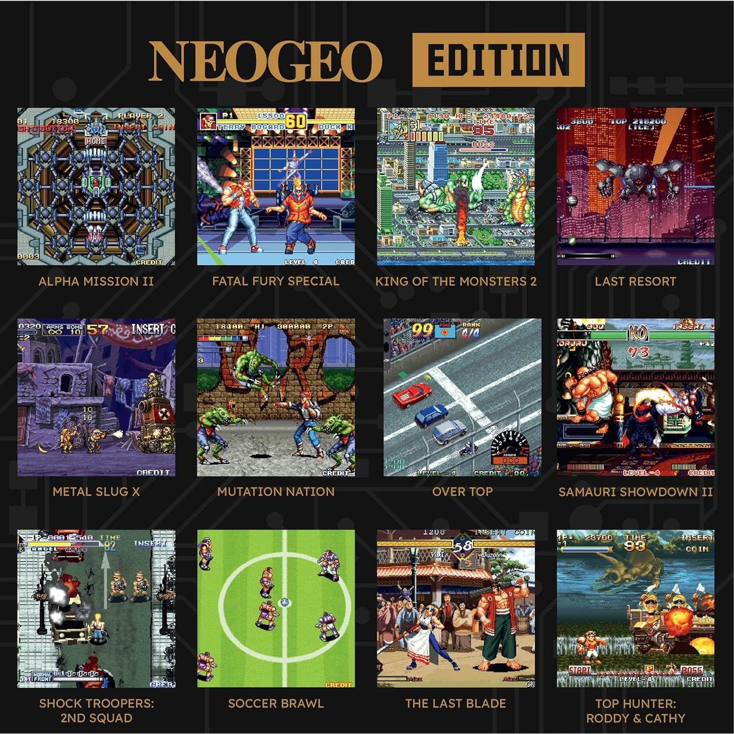 Super Pocket (NeoGeo® Edition) - Console Portatile con 14 giochi Arcade classici