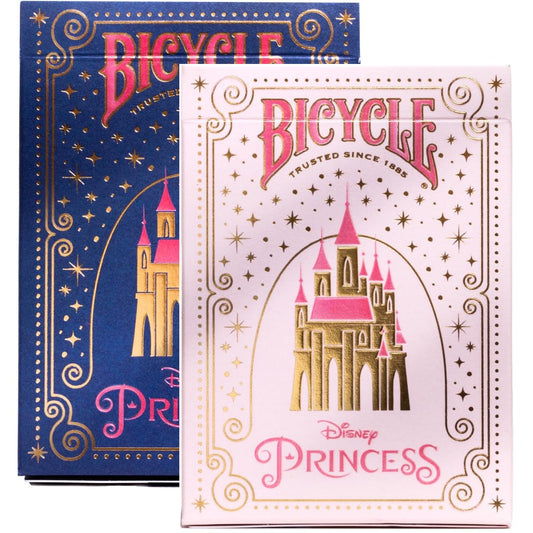 Bicycle - Disney (Princess Pink and Navy) Playing Cards - Mazzo di Carte da Collezione, Poker, Magia e Cardistry basato sul famoso film di Animzione Disney Principesse (1 Mazzo RANDOM)