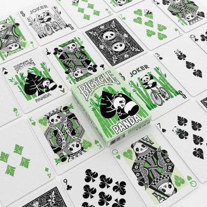 Bicycle - Panda - Playing Cards - Mazzo di Carte da Collezione, Poker, Magia e Cardistry basato sui famosi e simpatici Animali