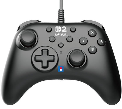 Hori Horipad (Black) Controller Wired Cablato Nintendo Switch - Switch 2 - PC