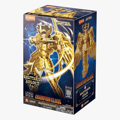 Blokees Saint Seiya Champion Class (Sagittarius Aiolos) Act Figure Zodiaco 75006