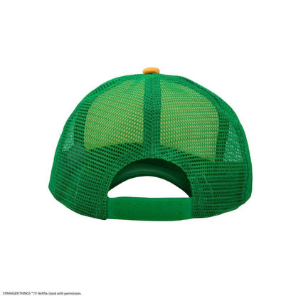 Cinereplicas - Stranger Things (Camp Know Where) Cappellino Ufficiale Strapback - Berretto Cappello Trucker con Visiera Curva Stile Baseball Basket Cap
