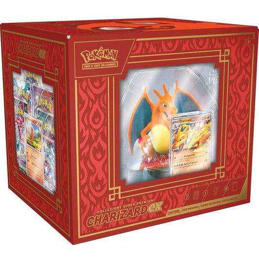 Pokemon - Collezione Super Premium (Charizard-Ex) Gcc Gioco Carte Espansione Ita