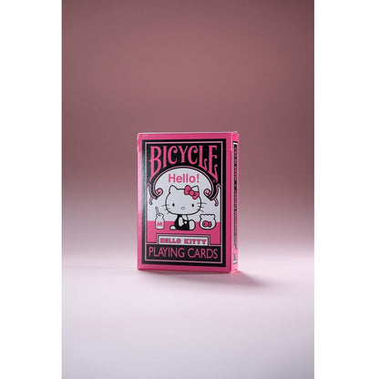 Bicycle - Hello Kitty (Black and Pink) Sanrio - Playing Cards - Mazzo di Carte da Collezione, Poker, Magia e Cardistry basato sul famoso Anime Manga Giapponese