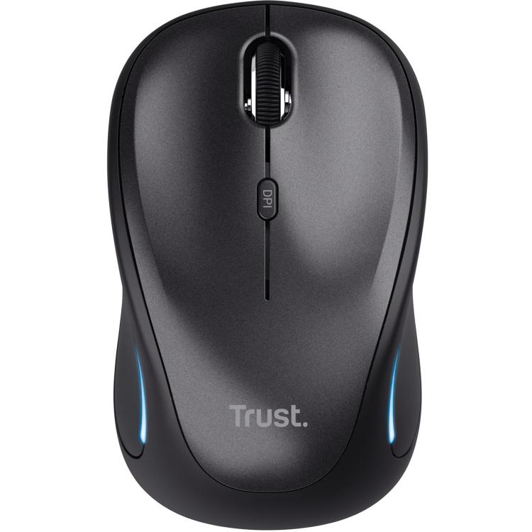 Trust Mouse Yvi Fx Illuimnato Led Rgb Wireless Ambidestro Ottico 1600 Dpi Black