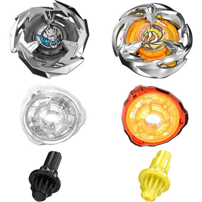 Hasbro - Beyblade X (Confezione 2 Trottole) Gale Wyvern 3-60T E Sword Dran 3-80B