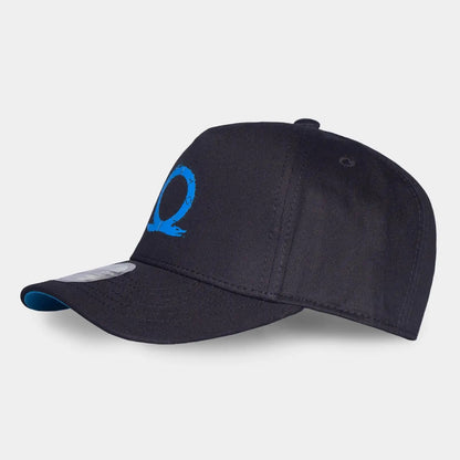 Difuzed - God of War (Ragnarok) Logo Ufficiale Strapback/Snapback - Berretto Cappello con Visiera Curva Cappellino Stile Basket/Baseball Cap Nero