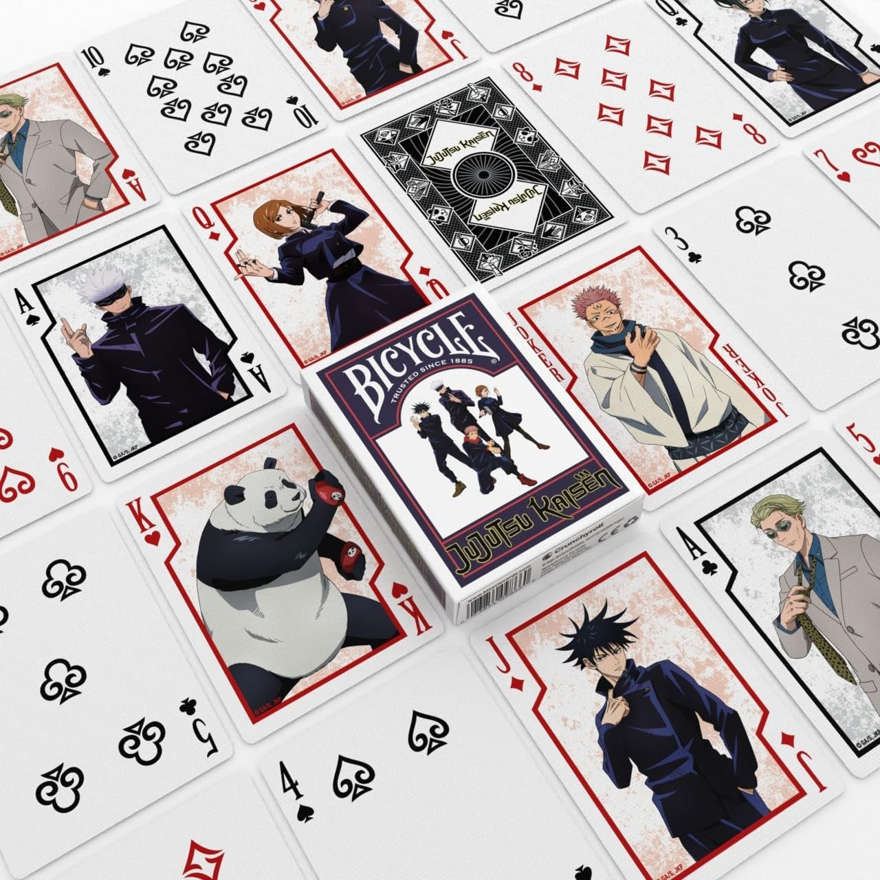 Bicycle - Jujutsu Kaisen - Playing Cards - Mazzo di Carte da Collezione, Poker, Magia e Cardistry basato sul famoso Anime Manga Giapponese