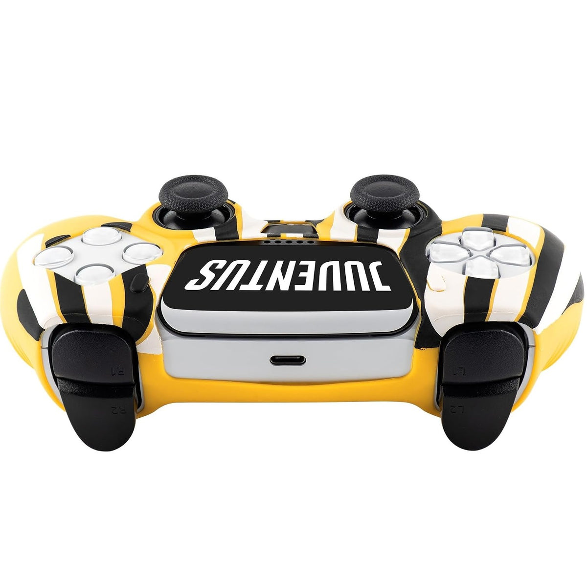 Cover Controller Dualsense Playstation 5 - Skin Juventus (Paint Bleed) Guscio Silicone PS5