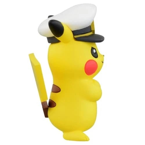 Takara Tomy: Pokèmon Moncolle - Monster Collection MS-12 (Captain Pikachu) Small Figure da Collezione 4 cm