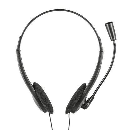 Trust Primo Cuffie Chat Microfono Leggere 3,5Mm Cavo 1,8M Auricolari Pc Ufficio