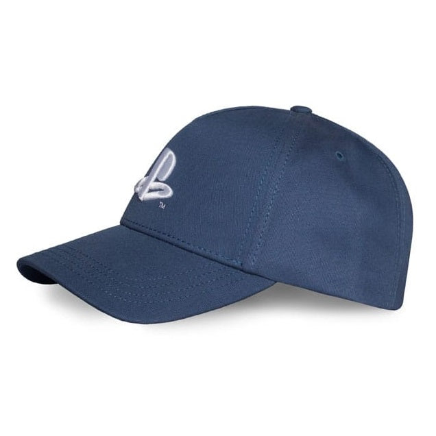 Difuzed - PlayStation Blu Navy 94 Logo Ufficiale Strapback - Berretto Cappello con Visiera Curva Stile Baseball Cap