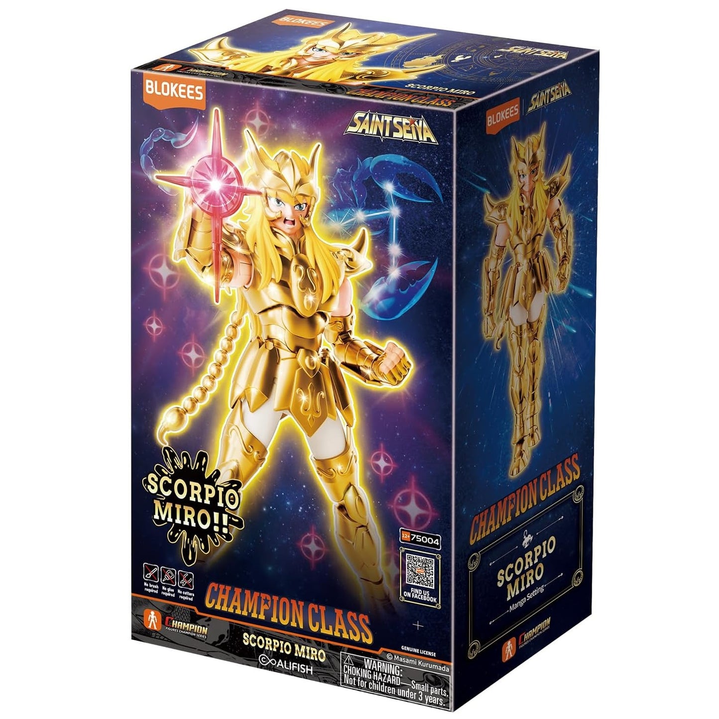 Blokees Saint Seiya Champion Class (Scorpio Miro) Figure Cavalieri Zodiaco 75004