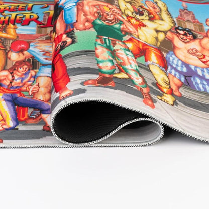 Street Fighter: Tappetino Tastiera Mouse Pad Pc Gaming Deskmat Grande Xxl 80X35