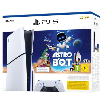 Sony Console PS5 Slim con Lettore 1TB White (Bundle Playstation 5 +  ASTRO BOT)