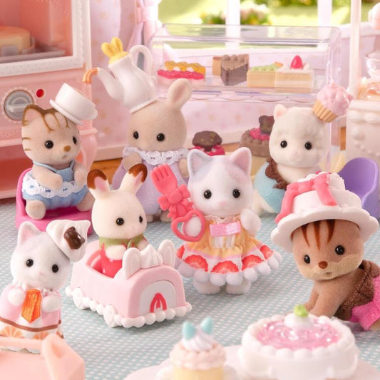 Sylvanian Families Baby Dolci In Forno (Box 16 Buste) Figure Case Delle Bambole