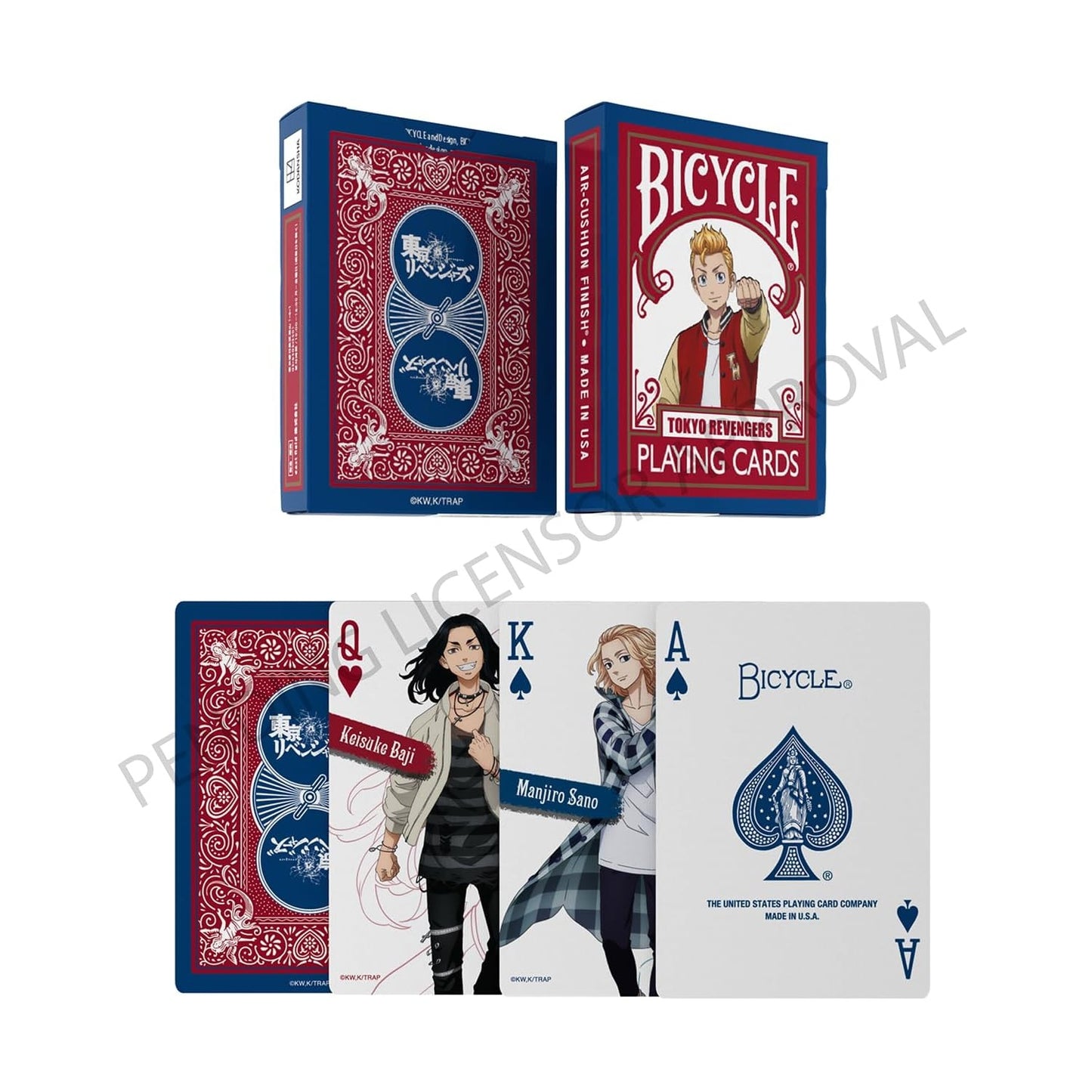Bicycle - Tokyo Revengers - Playing Cards - Mazzo di Carte da Collezione, Poker, Magia e Cardistry basato sul famoso Anime Manga Giapponese