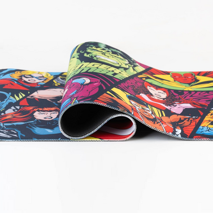 Marvel Personaggi Avengers Tappetino Scrivania per Tastiera e Mouse Pad Gaming Deskmat XXL