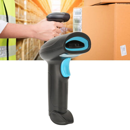 Pistola Barcode Wireless USB Laser Lettore Scanner con Luce Led per illuminare Codice a Barre 1D/2D/QR Code
