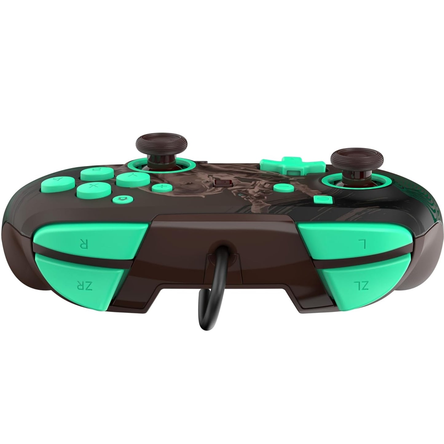 Turtle Beach - Rematch - Legend of Zelda (Tears of the Kingdom) Design lenticolare GITD Controller da gaming Wired per Nintendo Switch 2, Funziona anche con Nintendo Switch/Oled