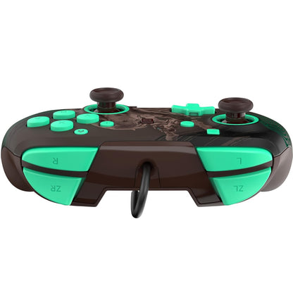 Turtle Beach - Rematch - Legend of Zelda (Tears of the Kingdom) Design lenticolare GITD Controller da gaming Wired per Nintendo Switch 2, Funziona anche con Nintendo Switch/Oled