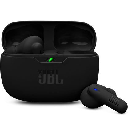 Jbl Auricolari (Wave Beam 2) Perfect Fit, In-Ear, Ip54, Cuffie Connessione Multipoint Bluetooth True Wireless Senza Filo, Cancellazione del Rumore, 40 ore di autonomia, Black/Nero