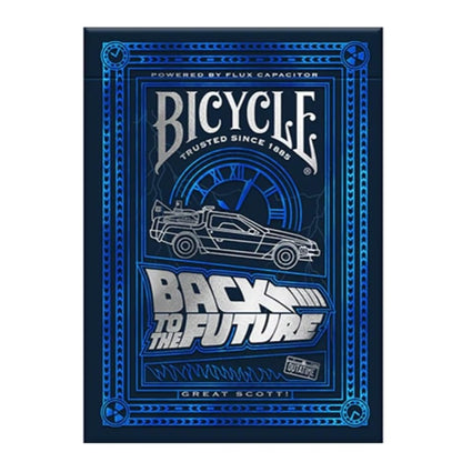 Bicycle - Back to The Future - Playing Cards - Mazzo di Carte da Collezione, Poker, Magia e Cardistry basato sul famoso film Ritorno al Futuro