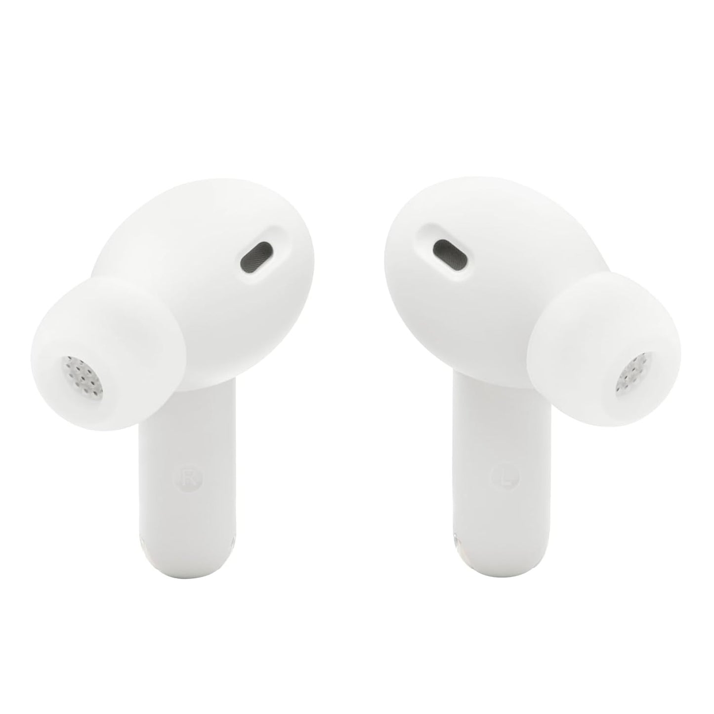 Jbl Auricolari (Wave Beam 2) Perfect Fit, In-Ear, Ip54, Cuffie Connessione Multipoint Bluetooth True Wireless Senza Filo, Cancellazione del Rumore, 40 ore di autonomia,White/Bianco