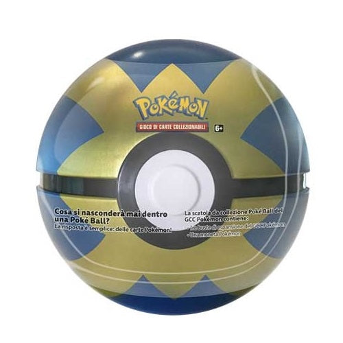 Pokemon Poké Ball Tin (Best Of 2021) Tgc Gcc Card Carte Ita (Sfera A24 Blu/Oro)