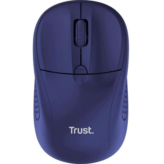 Trust Mouse Primo Wireless Compatto Ambidestro Ottico 1600 Dpi Dark Matt Blu