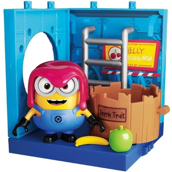 Blokees Minions - PreCool - Jelly Factory - Series 1 - Plastic Model Kits (Bob 01) the fruit keeper Action Figure da Collezione 74835