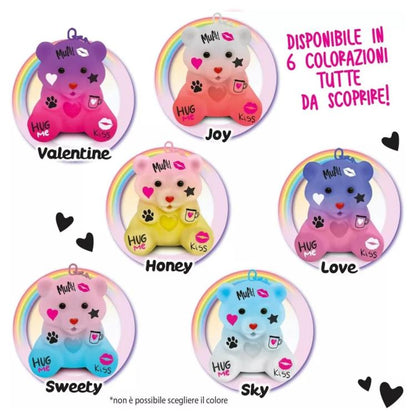 Giochi Preziosi - Coccolotti: Love & Tell - Peluche Orsetto Colorato Portachiavi