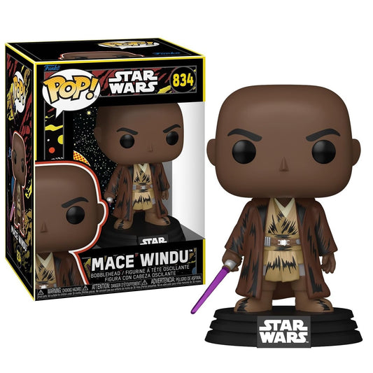 Funko Pop! Star Wars May The Force (834) Mace Windu - Vinyl Action Figure 9cm