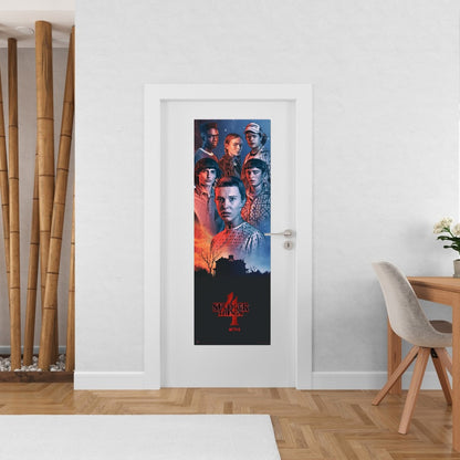 Maxi Poster XXL Porta o Parete (Stranger Things 4) Cinema, Serie TV, Incorniciabile da Cameretta, Ufficio 53x158 cm