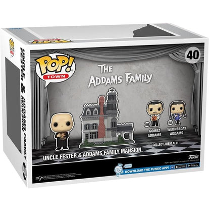 Funko Pop ! Tv The Addams Family - (40) Uncle Fester W / House Famiglia Addams