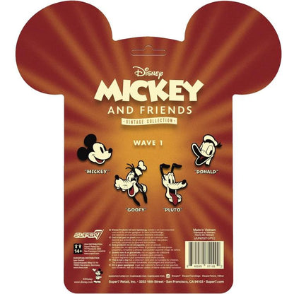 Super7 Disney Mickey & Friends Pippo "Goofy" Action Reaction Figure Topolino 9Cm
